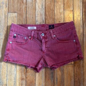 AG Jeans The Daisy Low-Rise Short cut off jean shorts